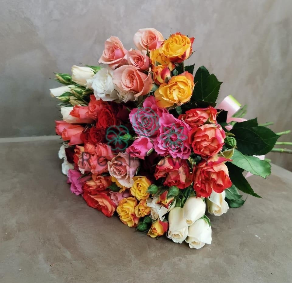 Букет цветов из: Розы в Курдюковской