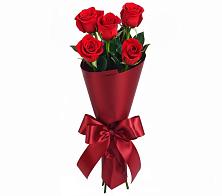 Букет 5 Красных роз Эдлесс Лав в Курдюковской