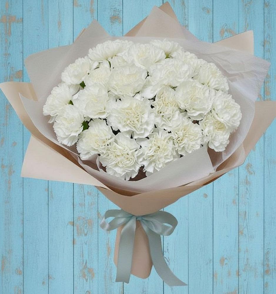 Букет цветов из: Гвоздики в Курдюковской