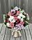 Букет цветов из: Альстромерии, Гвоздики, Розы и Хризантемы в Курдюковской