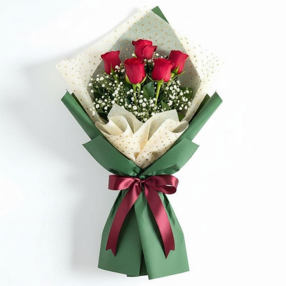 Букет цветов из: Розы в Курдюковской