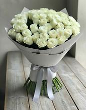 Букет 35 Белых роз в Курдюковской