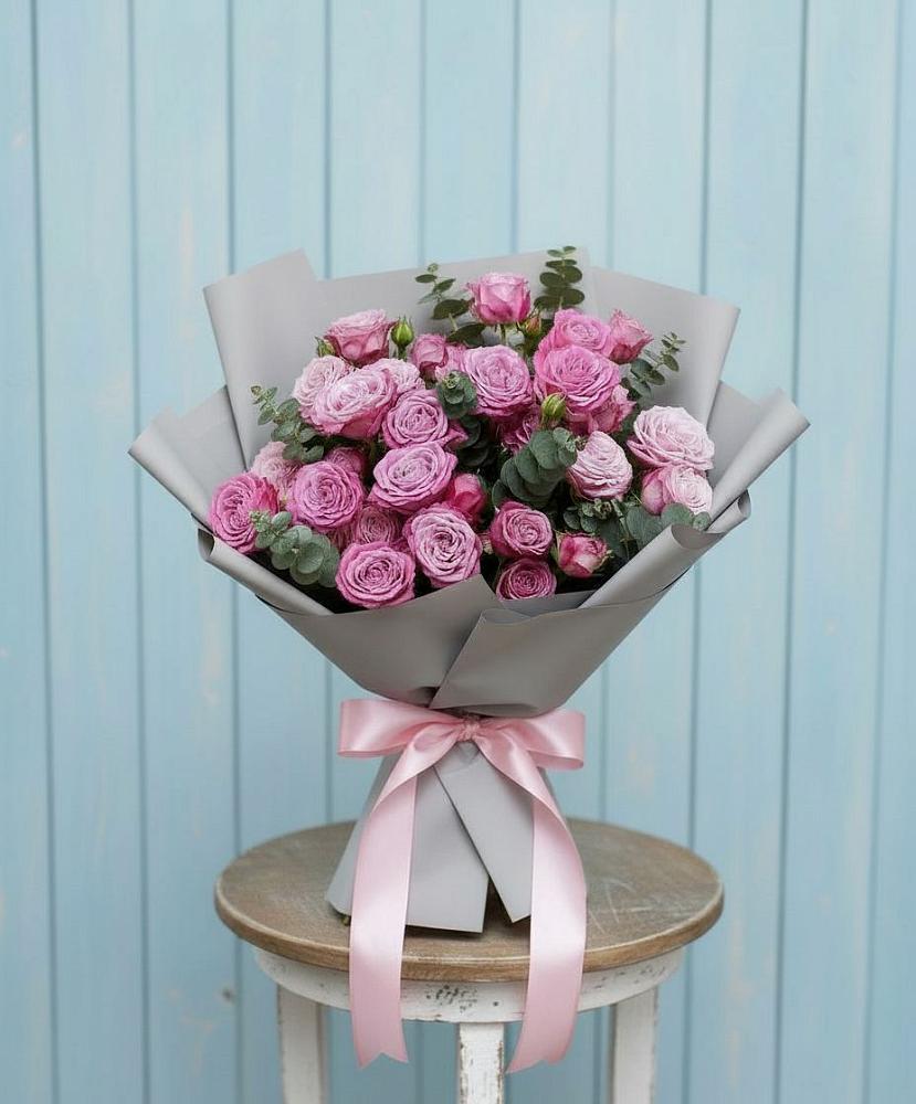 Букет цветов из: Розы в Курдюковской