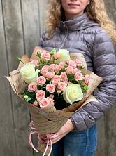 Букет голос любви в Курдюковской Букет цветов из: Розы в Курдюковской