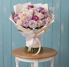 Букет цветов из:  Розы #REPLACE_PRED# Курдюковской