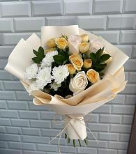 Букет цветов из:  Розы и Хризантемы #REPLACE_PRED# Курдюковской