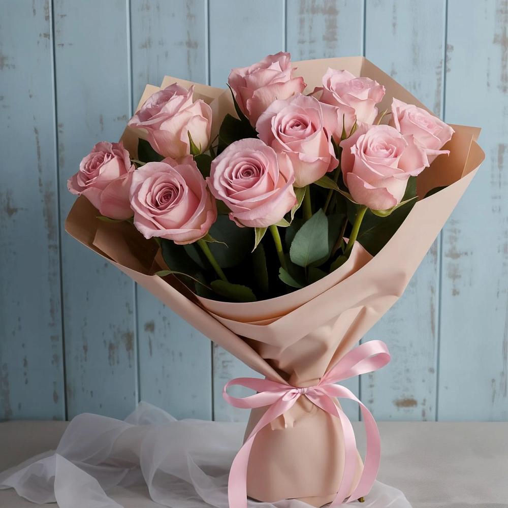 Букет цветов из: Розы в Курдюковской