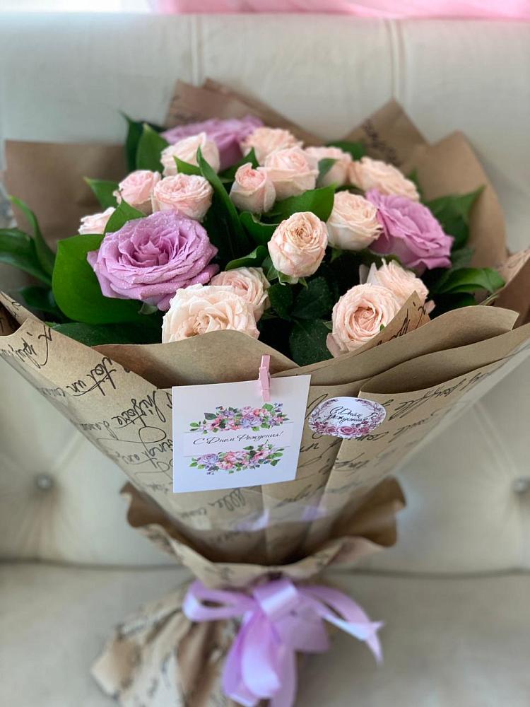 Букет цветов из: Розы в Курдюковской