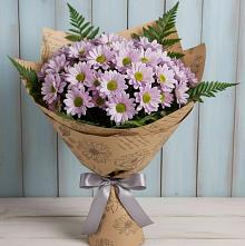 Букет цветов из:  Хризантемы в Курдюковской