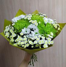 Букет цветов из:  Хризантемы #REPLACE_PRED# Курдюковской