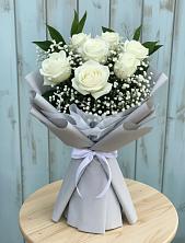 Букет цветов из:  Розы в Курдюковской