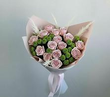 Букет цветов из:  Розы и Хризантемы в Курдюковской