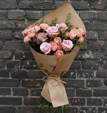 Букет цветов из:  Розы в Курдюковской