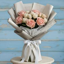 Букет цветов из:  Розы в Курдюковской