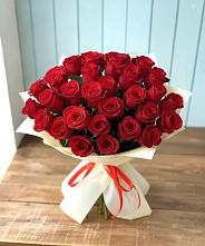 Букет 29 Красных роз в Курдюковской