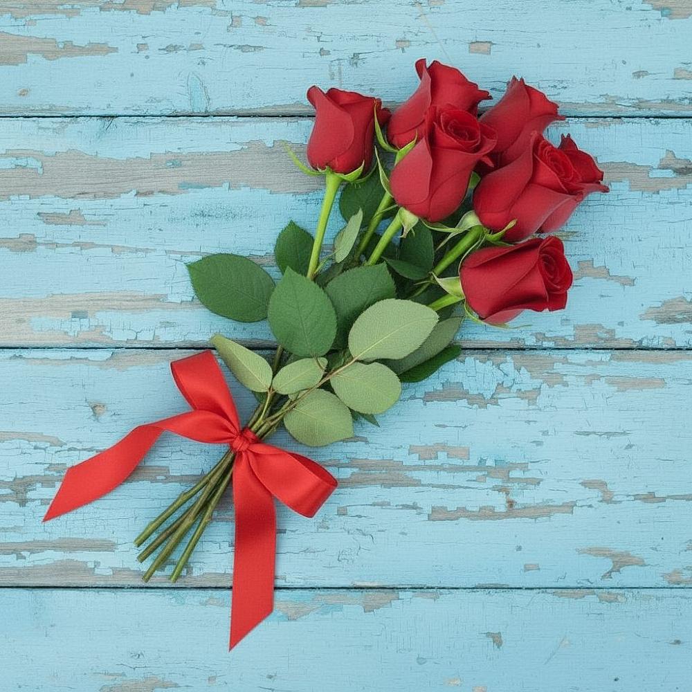 Букет Красные розы в Курдюковской