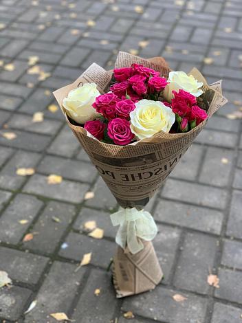 Букет цветов из: Розы в Курдюковской