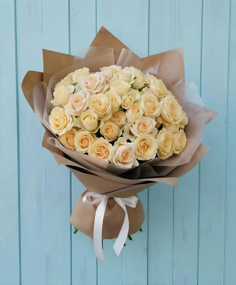 Букет Кремовое облако в Курдюковской