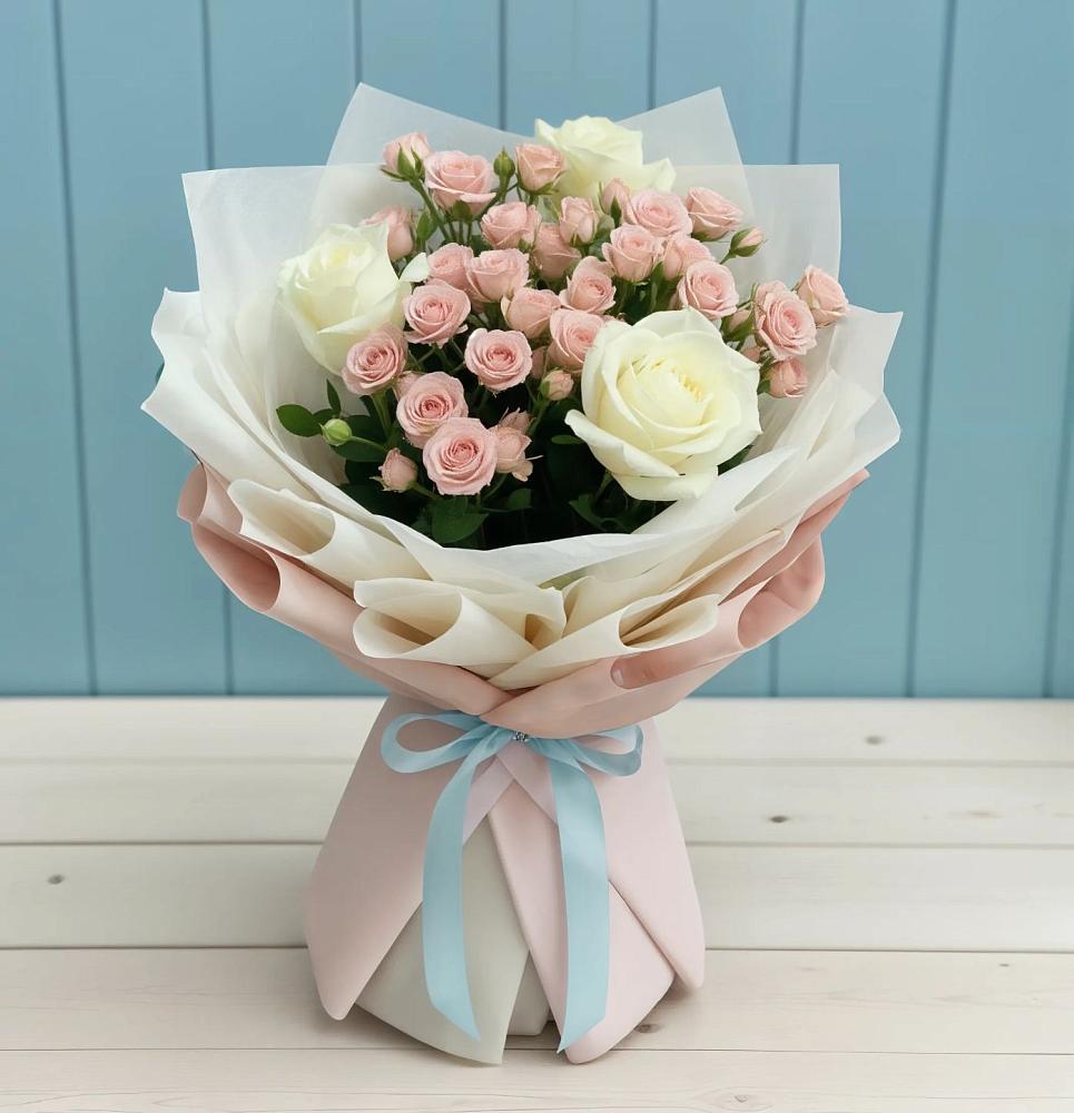 Букет цветов из: Розы в Курдюковской